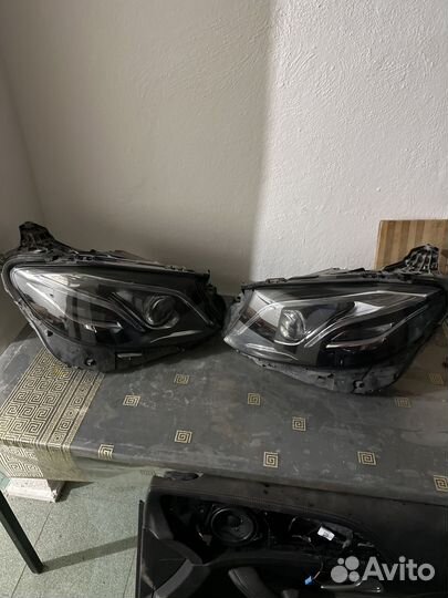 Фары на w213 мерседес
