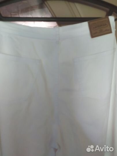 Брюки хлопок стрейч со стразами Фирменные