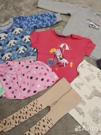 Детские вещи пакетом для девочек 98 104