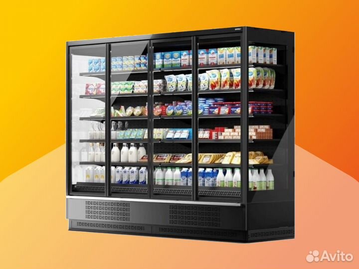 Горка холодильная с дверьми Dazzl Vega DG 080