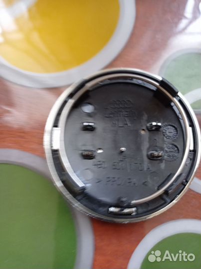 Колпачки заглушки на литые диски audi