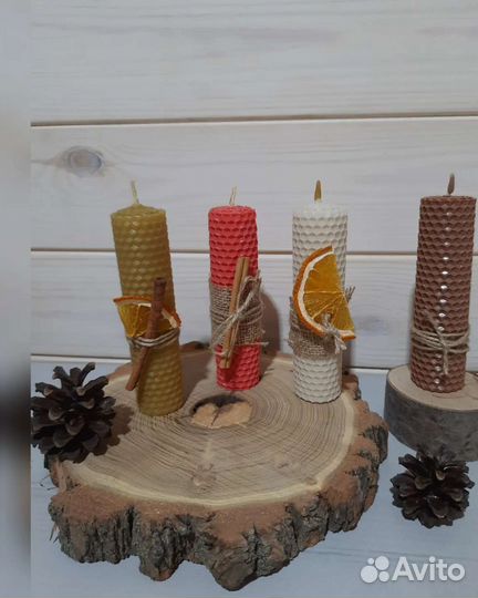 Свечи из натурального воска