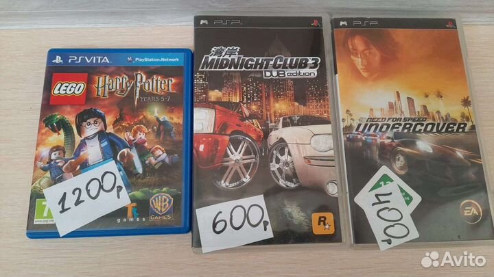 PS Vita картриджи Оригинал PSP диски Карта памяти