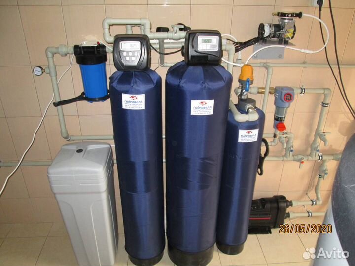 Обслуживание системы очистки воды, водоочистка