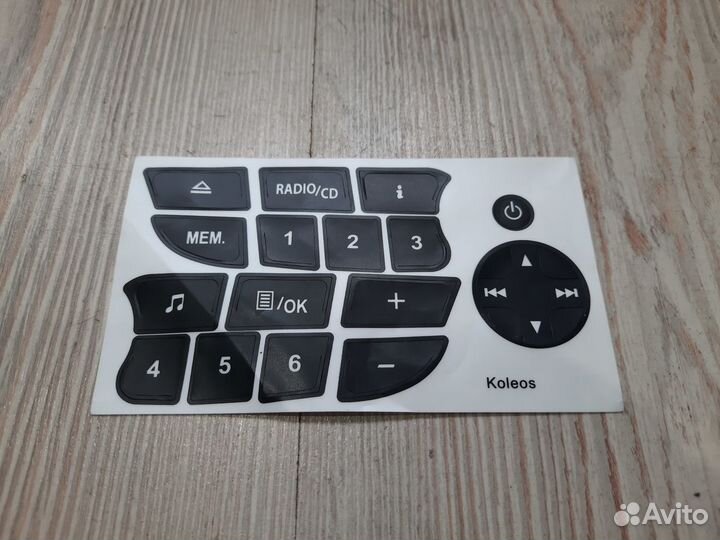 Кнопка кнопки магнитолы Renault koleos