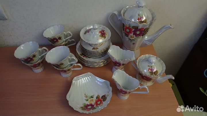 Чайный сервиз, Коростеньский фарфоровый завод СССР