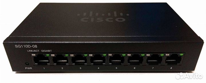 Коммутатор неуправляемый cisco SG110D-08-EU