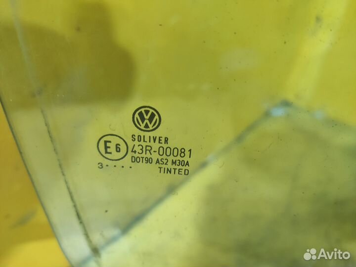 Стекло заднее правое для Volkswagen Passat B6