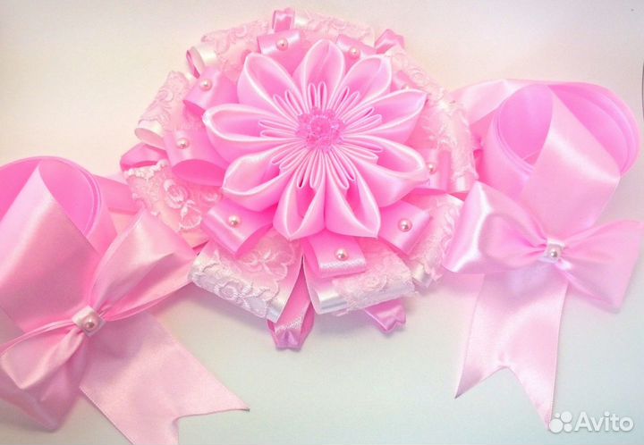 Разные банты на выписку новорожденных из роддома