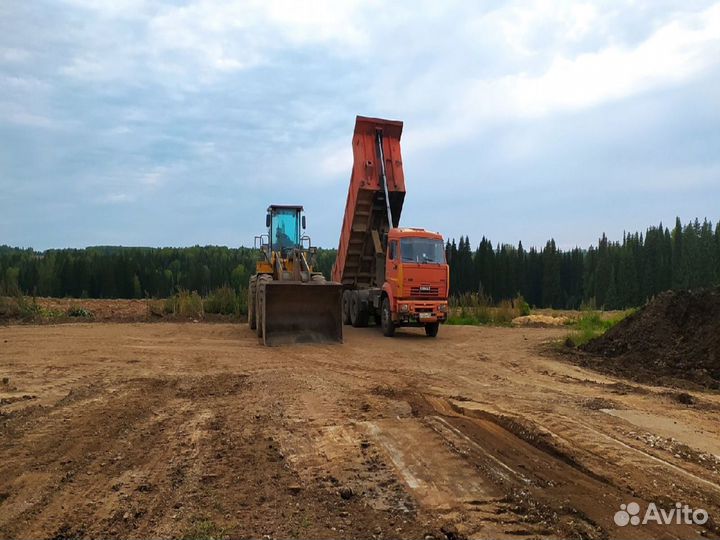 Щебень фракции 5-25 мм/грунт/песок Лесная Поляна