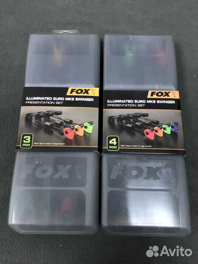 Fox MK2 illuminated swinger 4 rod set и 3 rod set