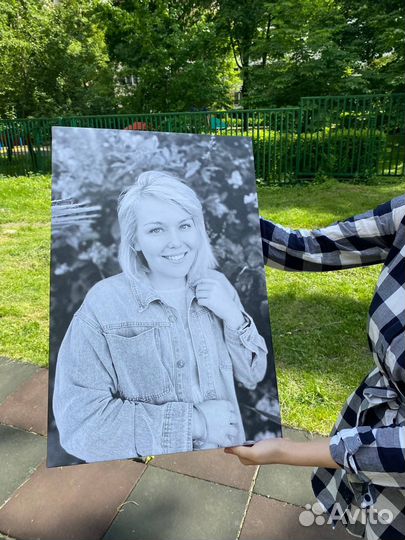 Портрет по фото на холсте,картины на холсте
