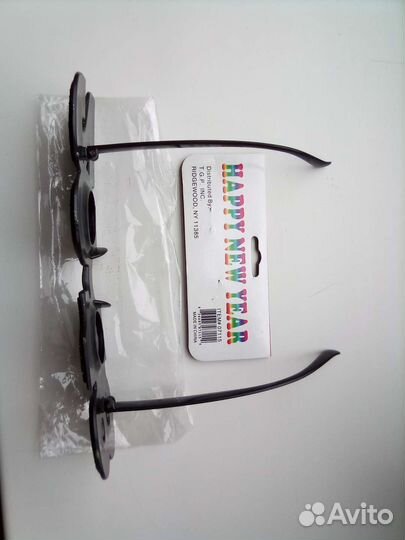 Очки карнавальные из США