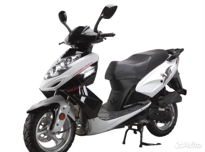 Скутер racer RC150T-15 stells sport белый