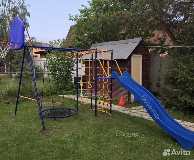 Детский спортивный комплекс с 3 метровой горкой