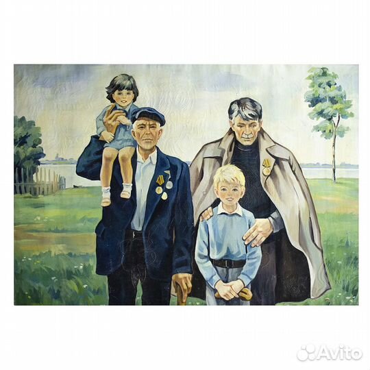 Картина маслом СССР соцреализм