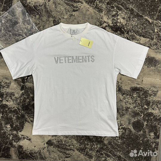 Футболка Vetements Стразы Tee
