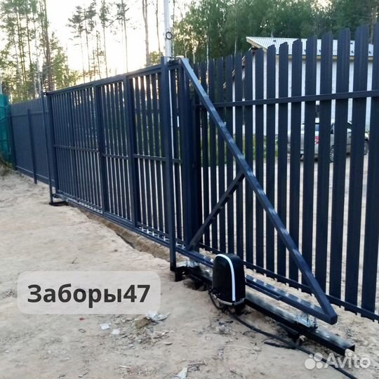 Откатные ворота под ключ