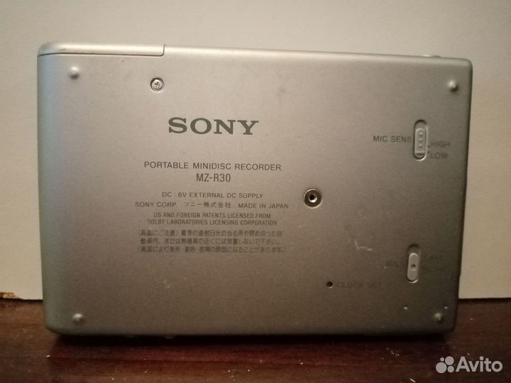 Мини - диск плеер sony MZ - R30