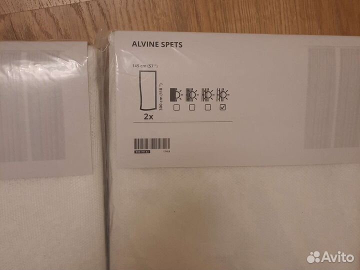 Тюль IKEA Alvine Spets в упаковке