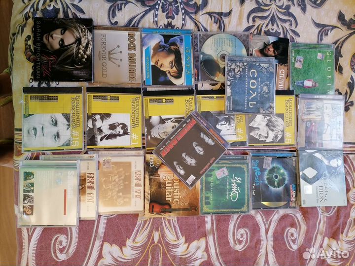 Сд диски с музыкой 21 шт