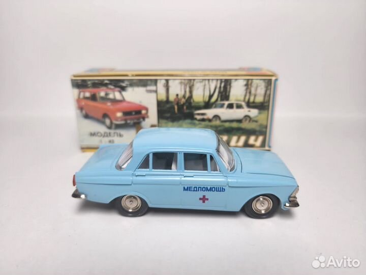 Москвич 408 А1 медпомощь СССР 1:43