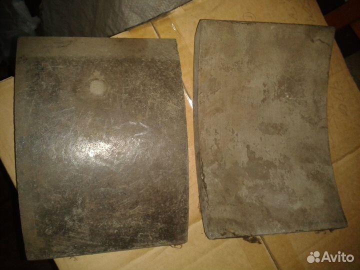 Накладки, тормозные колодки 3-х видов