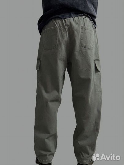 Мужские штаны карго y2k style,rick owens style