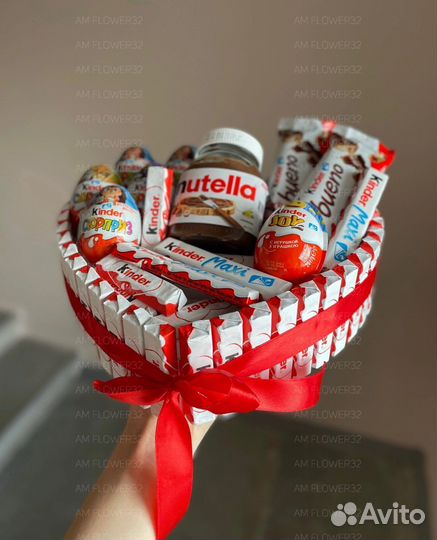 Шоколадный сладкий торт набор бокс kinder