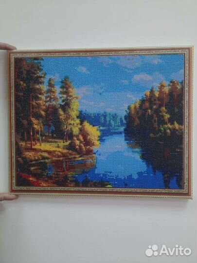 Картина алмазная вышивка готовая. 