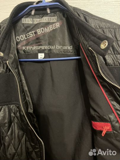 Куртка бомбер для мальчика 158