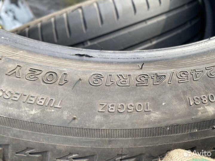 R19 Bridgestone Turanza T005 245/45, PCD 5x112 DIA 66.6