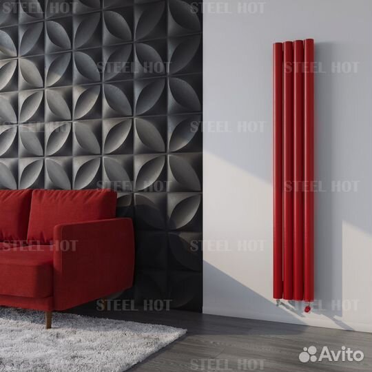 Дизайнерский радиатор отопления Steel