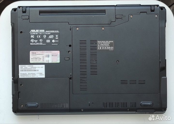 Asus x55s на запчасти