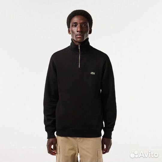 Lacoste Half-zip черная оригинал