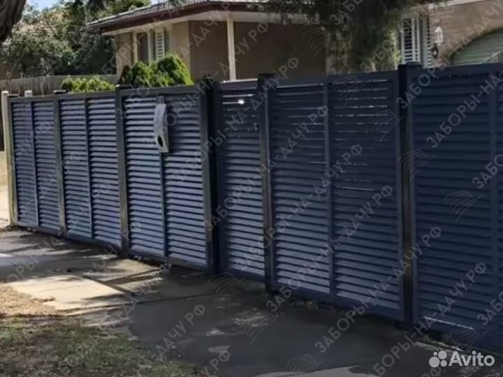 Забор жалюзи еврозабор