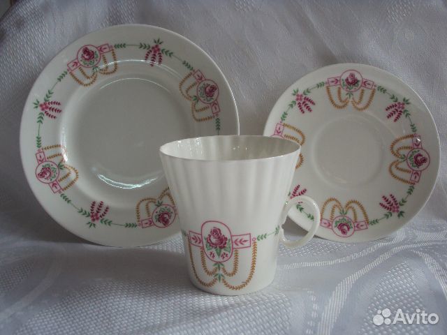 Кофейная пара Костяной фарфор