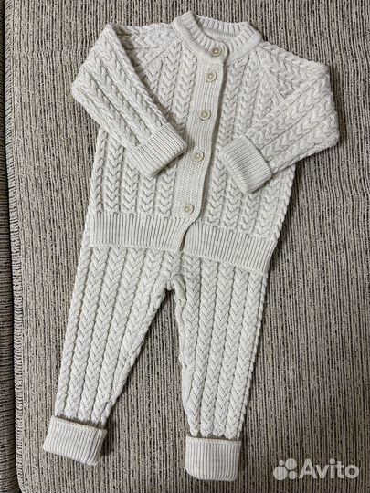 Вязаный костюм детский