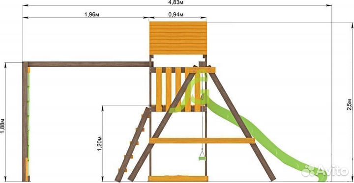 Детская площадка Игруня 3