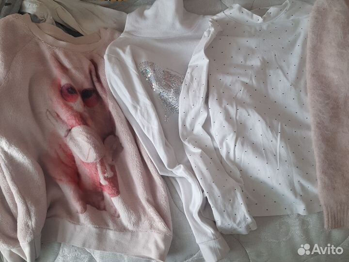 Одежда для девочки пакетом 130-140