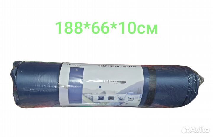 Матрас самонадувающийся 188*66*10см mesan 1906