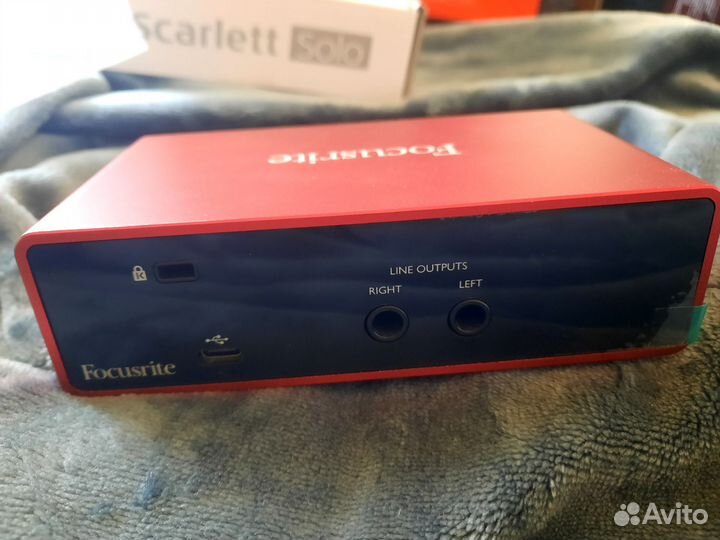 Бронь Focusrite Scarlett Solo