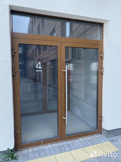 Дверь алюминиевая пвх входная бу