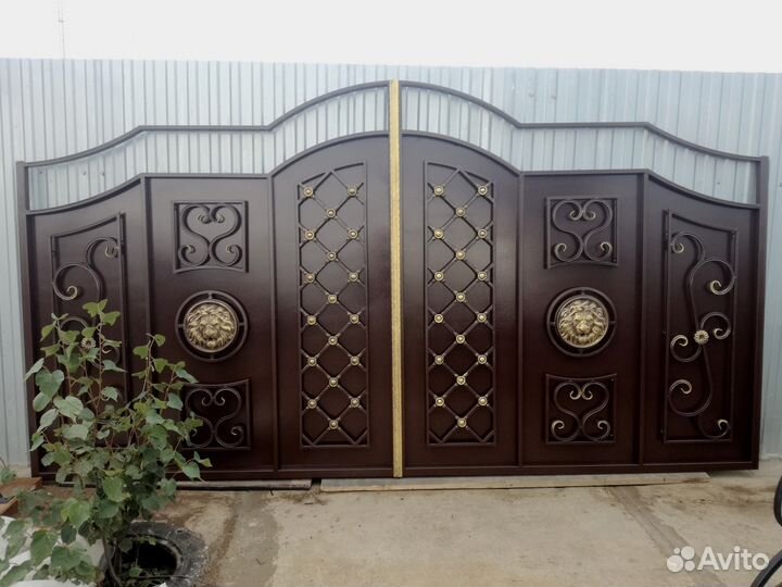 Ворота кованые