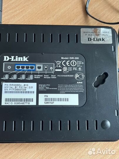 Wifi роутер D-link DIR 300