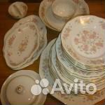 Фарфоровый столовый сервиз 6 персон Чехия