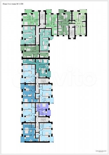 3-к. квартира, 81,4 м², 2/4 эт.