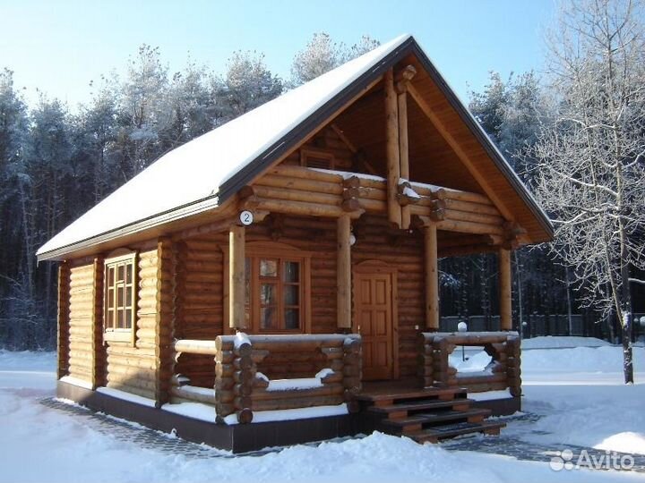 Срубы домов бань ручной рубки(г. Пустошка)
