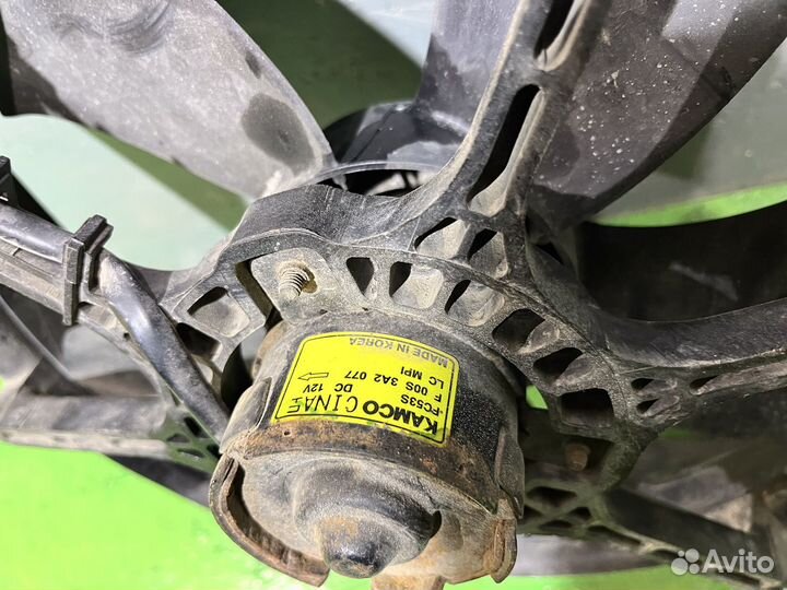 Вентилятор охлаждения двс Hyundai Accent 2 тагаз