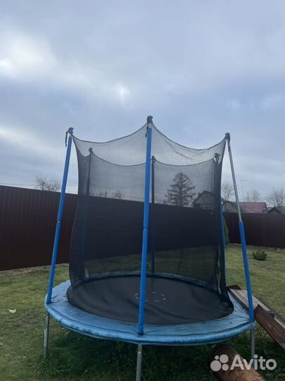 Батут с сеткой
